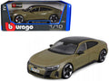 2022 Audi RS e-tron GT Dark Green with Sunroof 1/18 Diecast Model Car by Bburago
