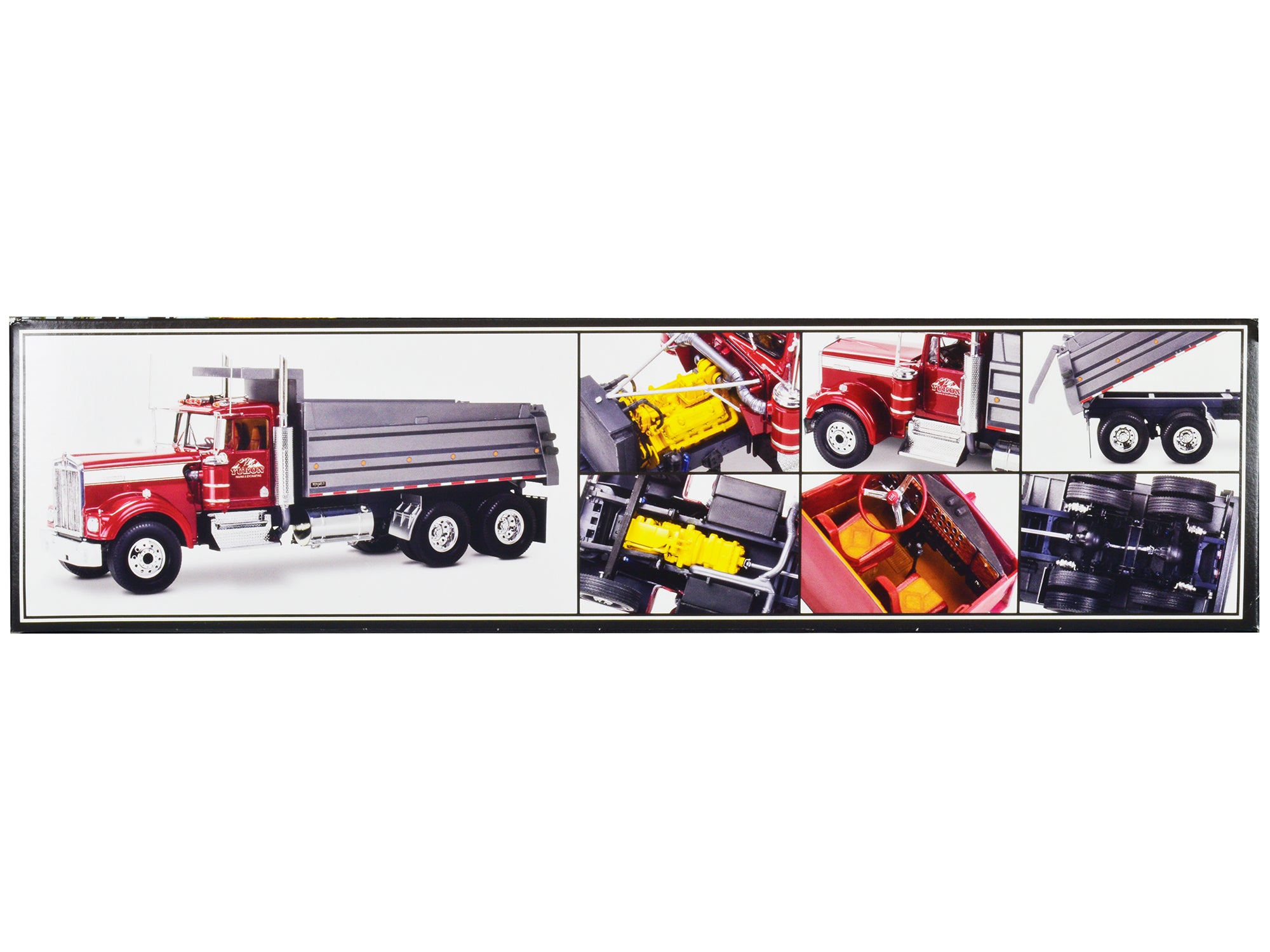 Level 5 Model Kit Kenworth W-900 Dump Truck 1/25 Scale Model by Revell