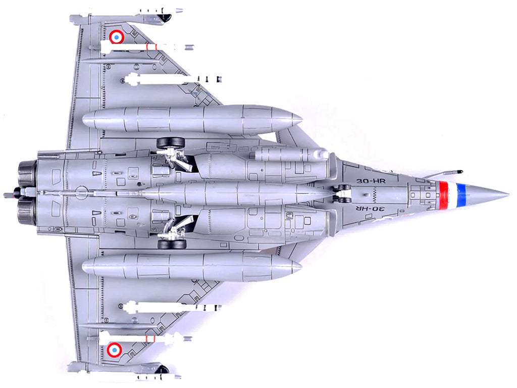 Dassault Rafale C Fighter Jet "Regiment de Chasse 2/30 Normandie-Niemen" 75th Anniversary Edition with Missile Accessories "Panzerkampf Wing" Series 1/72 Scale Model by Panzerkampf