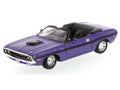 1970 Dodge Challenger R/T Convertible Purple 1/24 Diecast Model Car by Maisto