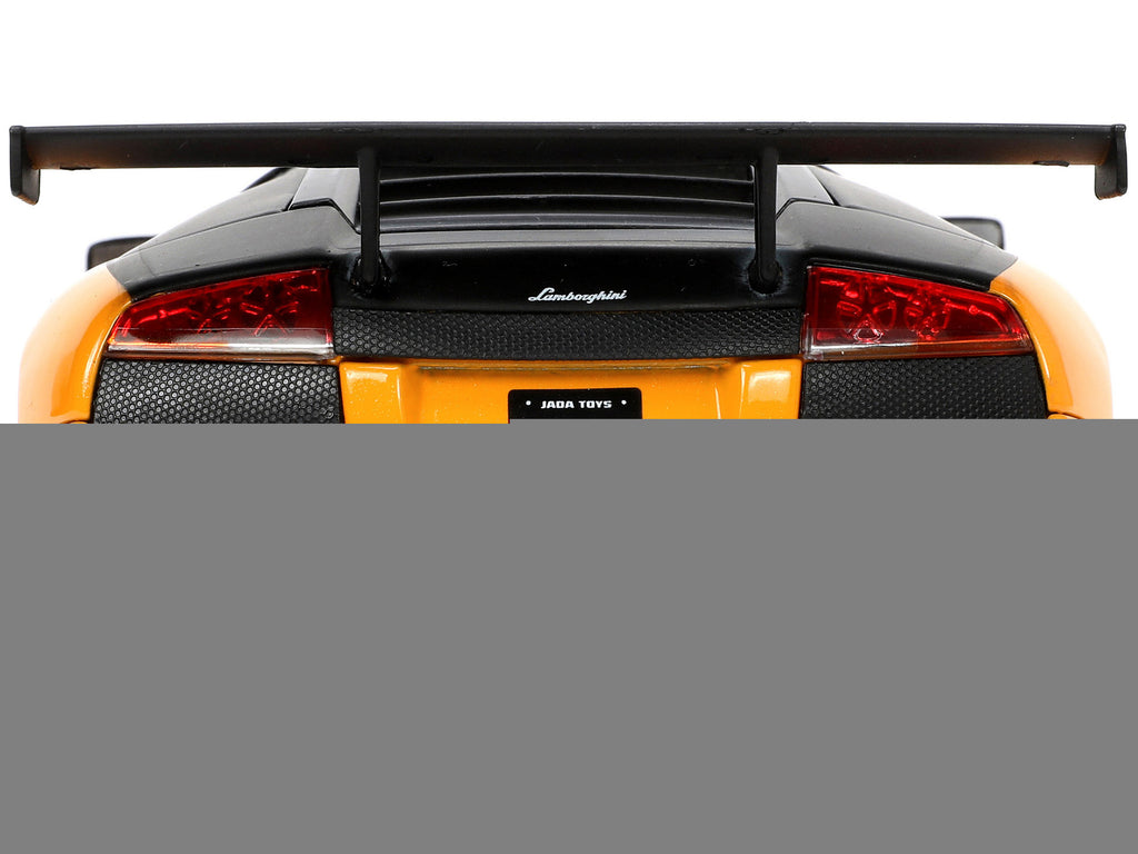 Lamborghini Murcielago LP 640 Yellow Metallic and Matt Black "Hyper-Spec" Series 1/24 Diecast Model Car by Jada
