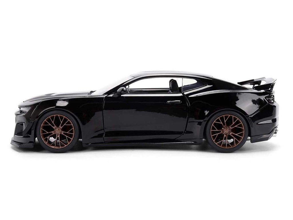 2024 Chevrolet Camaro ZL1 1LE Black "Fast X" (2023) Movie "Fast & Furious 25th Anniversary" Series 1/24 Diecast Model Car by Jada