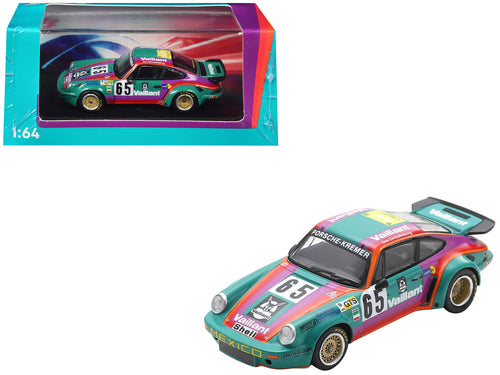 Porsche 911 Carrera RSR #65 Juan Carlos Bolanos - Andres Contreras - Billy Sprowls "Porsche Kremer Racing Team" "24 Hours of Le Mans" (1975) 1/64 Model Car by Spark