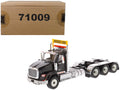 International HX620 Day Cab Tridem Tractor Black 1/50 Diecast Model by Diecast Masters