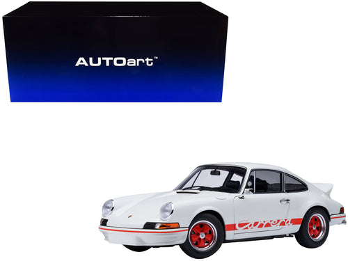 Porsche 911 Carrera 2.7 RS Grand Prix with Stripes and Wheels | 1:18 by Autoart