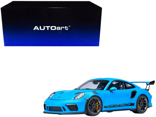 Porsche 911 (991.2) GT3 RS Riviera Blue 1/18 Model Car by Autoart