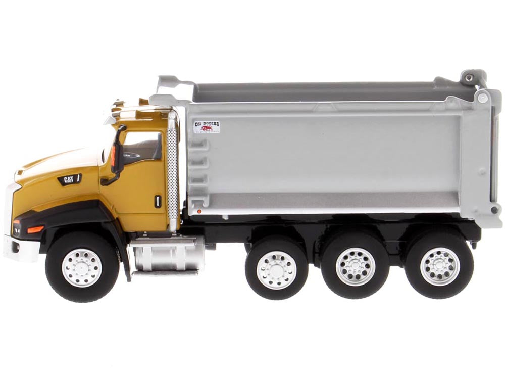 CAT Caterpillar CT660 Day Cab Tractor with OX Stampede Dump Truck "Play & Collect!" Series 1/64 Diecast Model by Diecast Masters