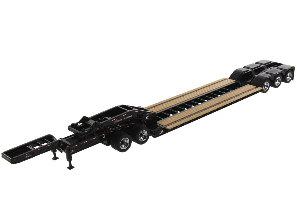 XL 120 Low-Profile HDG Outrigger Style Trailer with Jeep and 2 Boosters "Transport Series" 1/50 Diecast Model by Diecast Masters