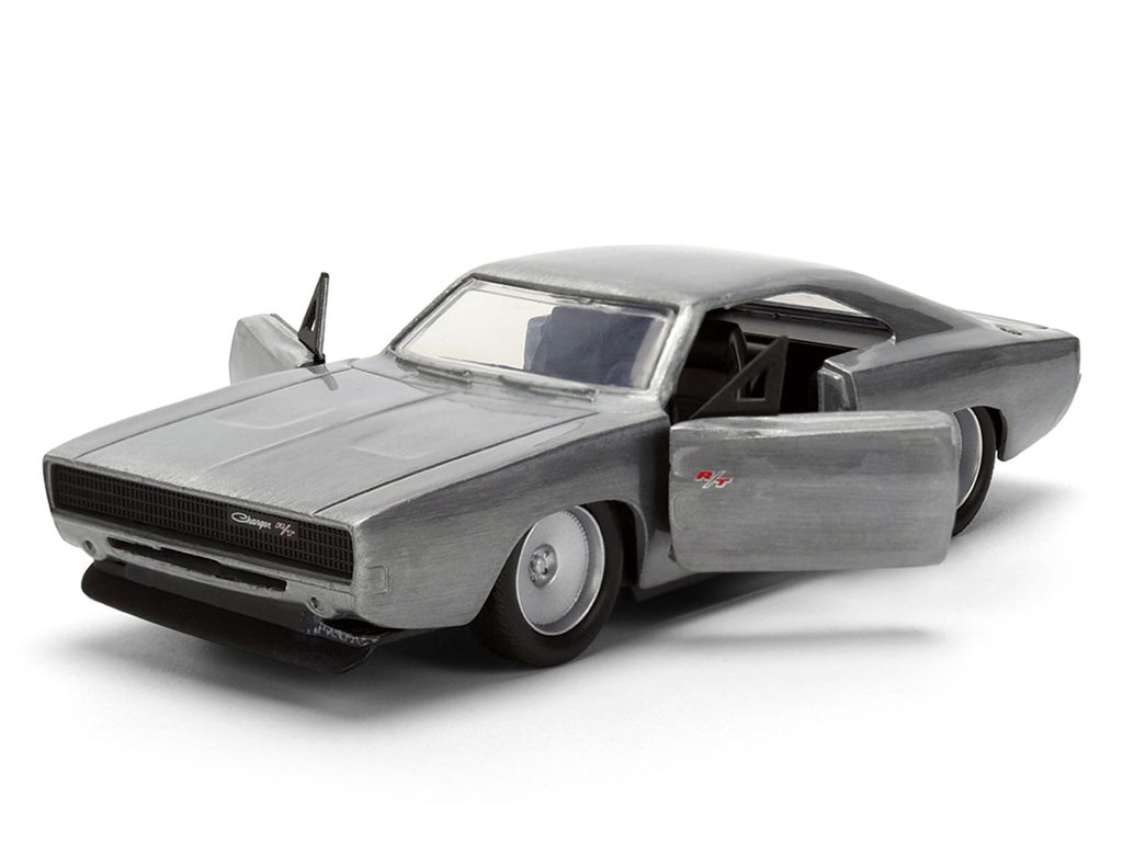 Dom's Dodge Charger R/T Raw Metal "Fast & Furious 7" (2015) Movie 1/32 Diecast Model Car by Jada