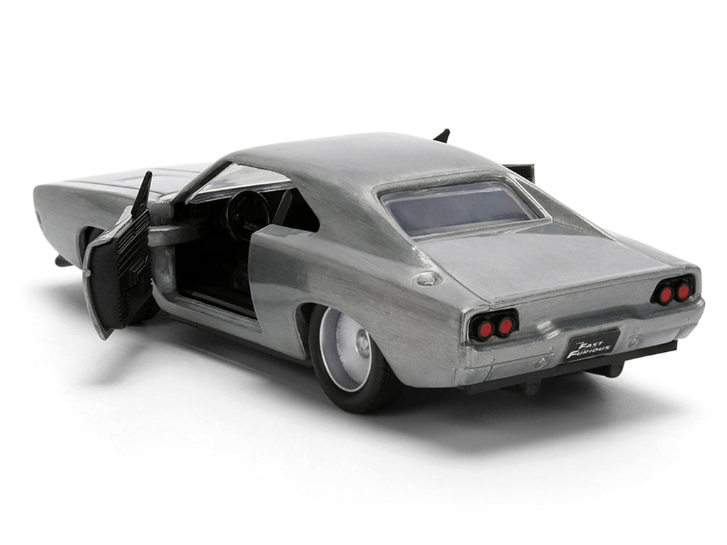 Dom's Dodge Charger R/T Raw Metal "Fast & Furious 7" (2015) Movie 1/32 Diecast Model Car by Jada