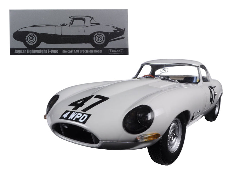 1963 Jaguar Lightweight E-Type #47 "Coombs 4 WPD" 1/18 Diecast Model Car by Paragon 