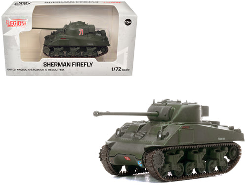 Sherman Firefly Mk.VC Medium Tank "Carole C Squadron 13th/18th Royal Hussars (Queen Maryâ€™s Own) 27th Armoured Brigade Normandy" (1944) British Army 1/72 Diecast Model by Legion