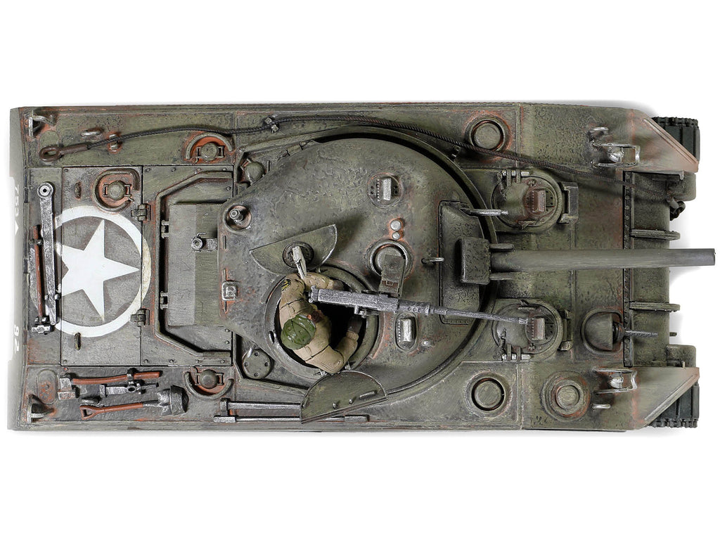 Sherman M4 (75) Medium Tank U.S. "753th Tank Battalion Gustav Line Italy" (1944) "Engine Plus" Series 1/32 Diecast Model by Metal Proud