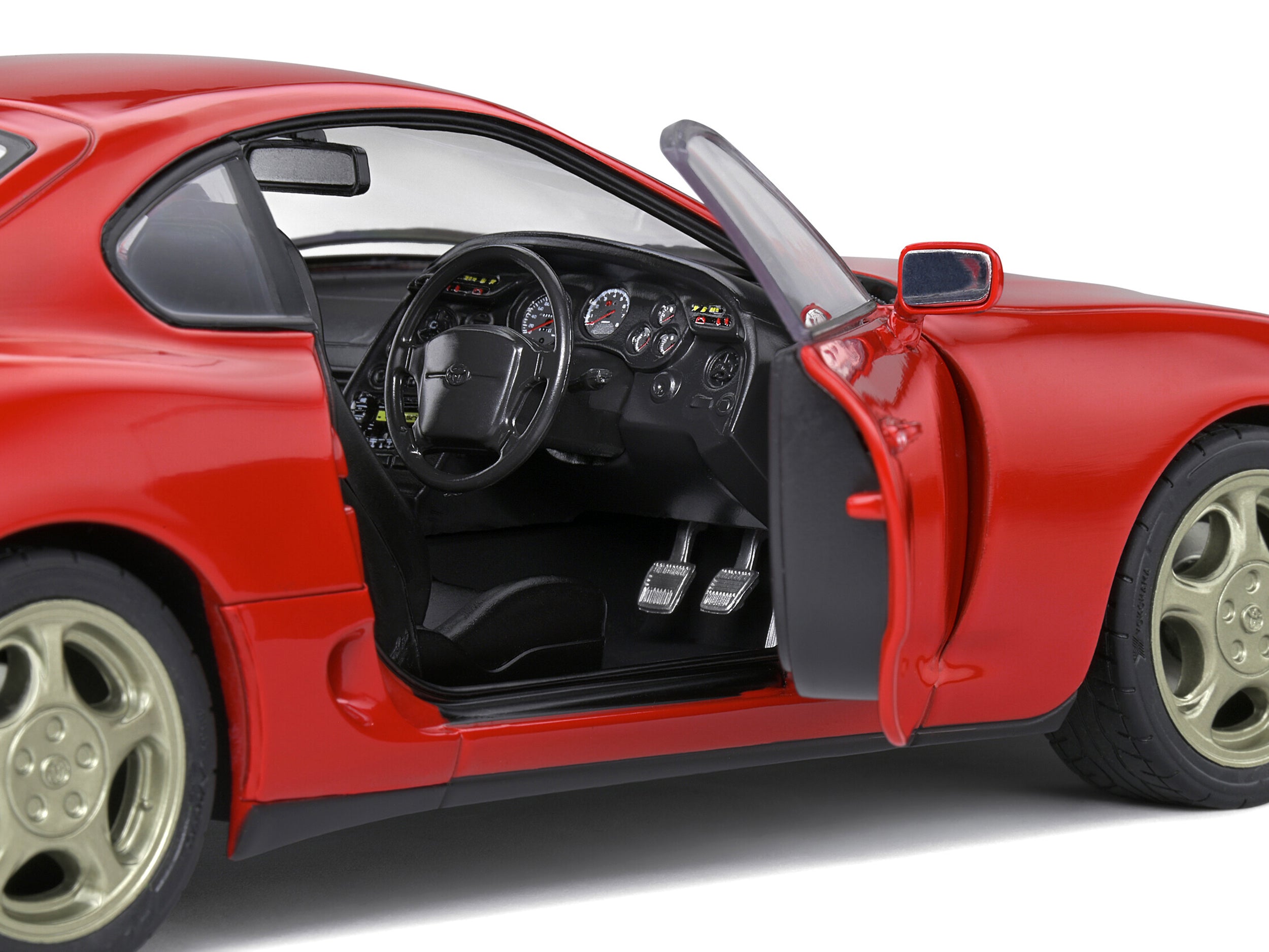 1993 Toyota Supra MK4 RHD (Right Hand Drive) Red 1/18 Diecast Model Car by Solido