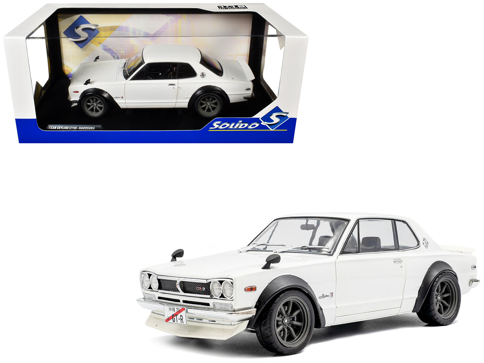 1970 Nissan Skyline (C10) Hakosuka RHD (Right Hand Drive) | 1:18 by Solido
