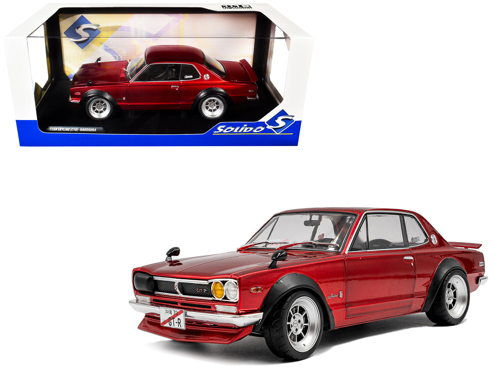 1970 Nissan Skyline (C10) Hakosuka RHD (Right Hand Drive) | 1:18 by Solido