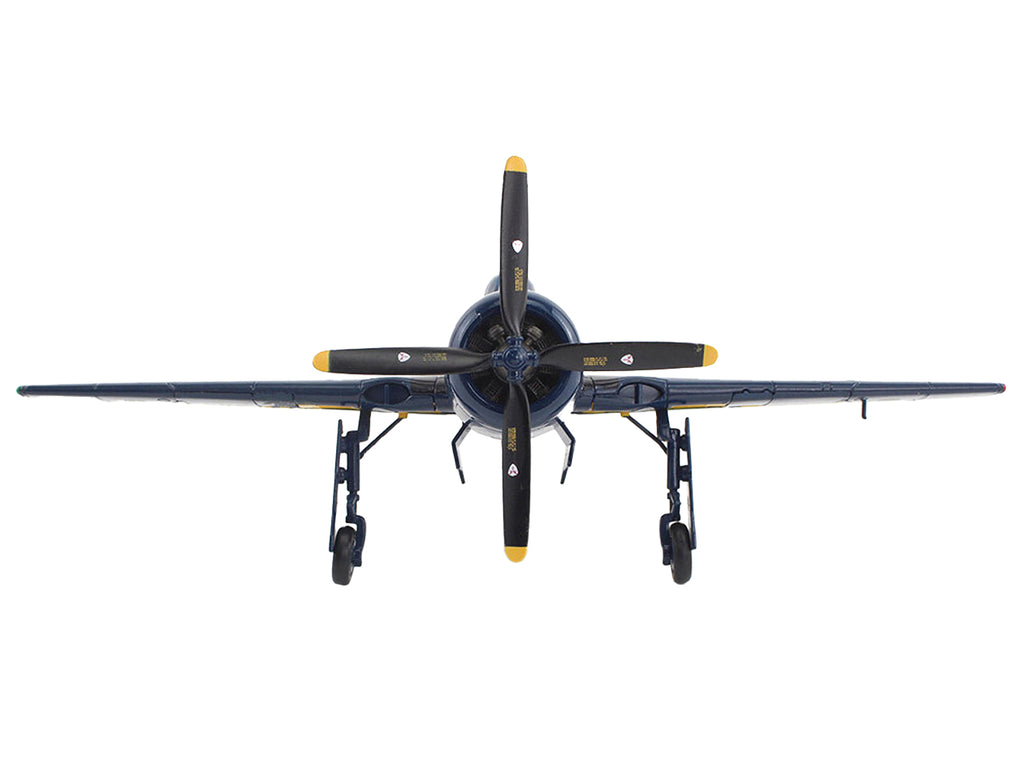 Grumman F8F Bearcat Fighter Aircraft "Blue Angels (#1-5 decals)" (1946) United States Navy "SkyMax Models" Series 1/72 Diecast Model by Hobby Master