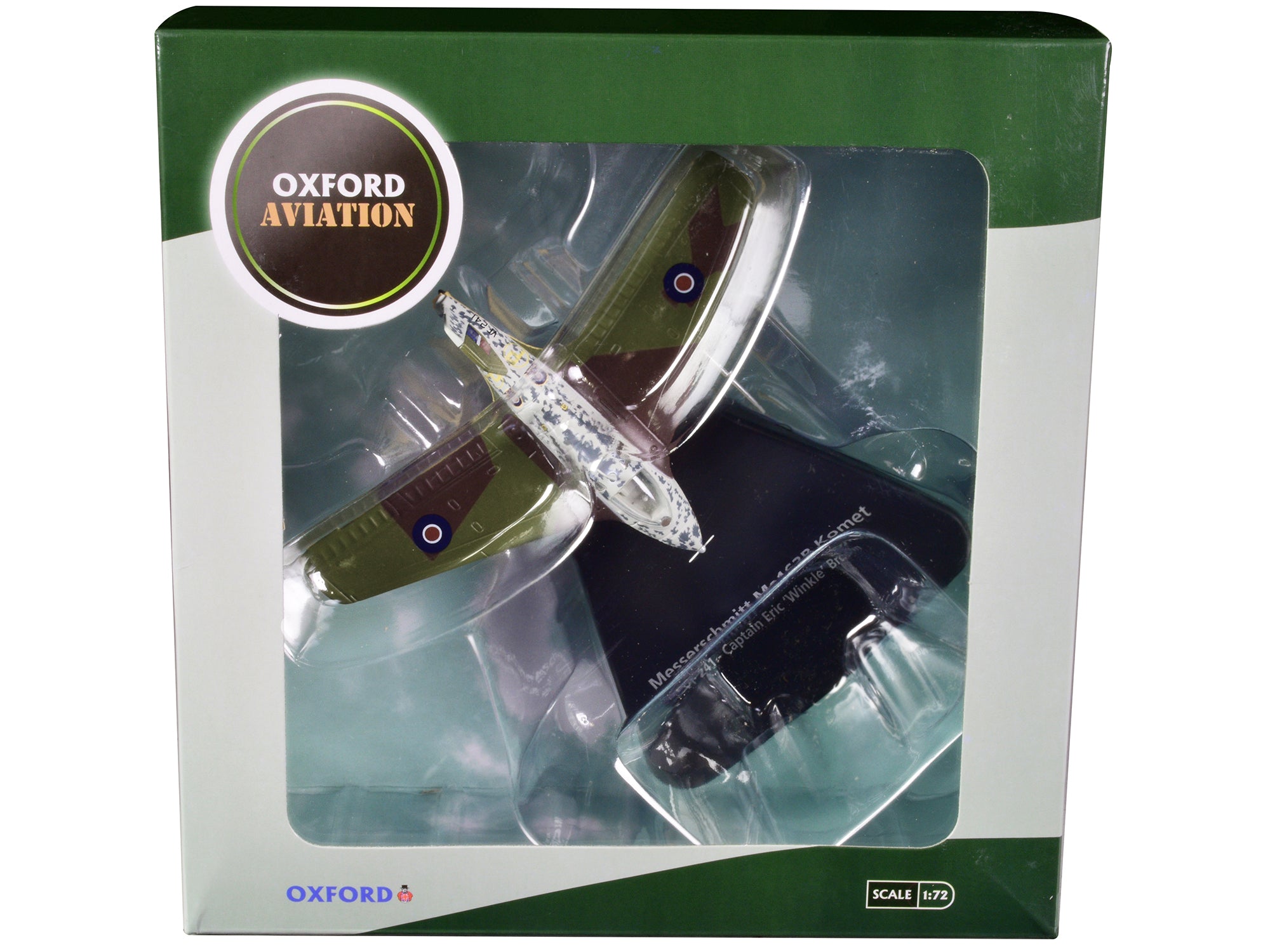 Messerschmitt Me 163B Komet Rocket Plane VF 241 Captain Eric 'Winkle' Brown "Oxford Aviation" Series 1/72 Diecast Model Airplane by Oxford Diecast