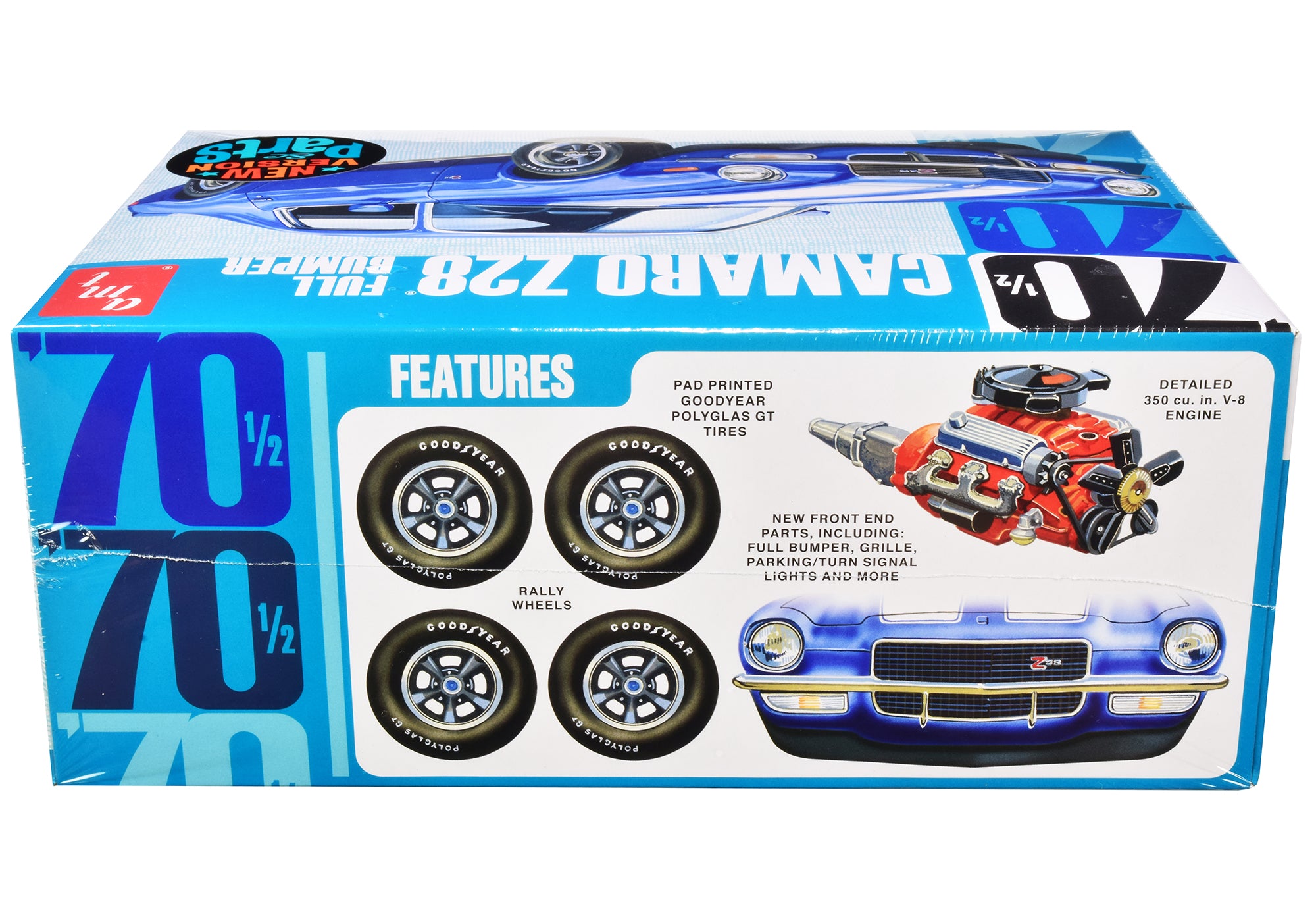 Skill 2 Model Kit 1970 1/2 Chevrolet Camaro Z28 "Full Bumper" 1/25 Scale Model by AMT