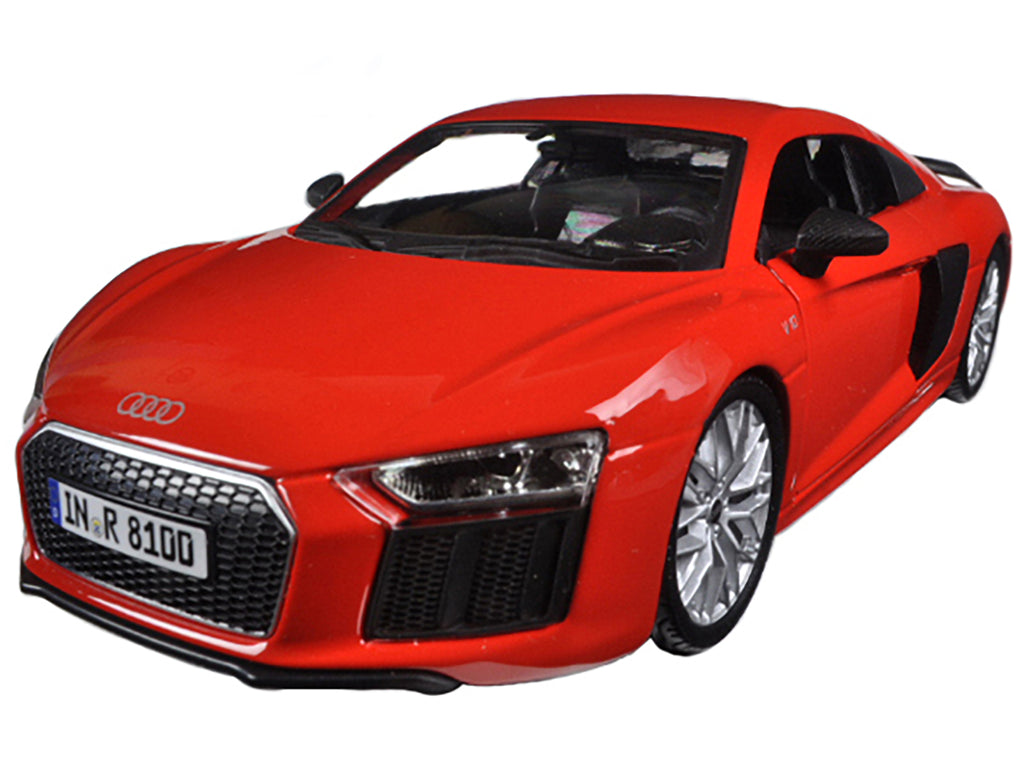Audi R8 V10 Plus Red Special Edition 1/24 Diecast Model Car by Maisto