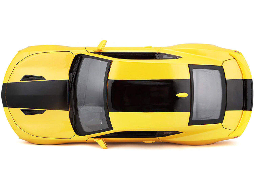 2016 Chevrolet Camaro SS Yellow 1/18 Diecast Model Car by Maisto
