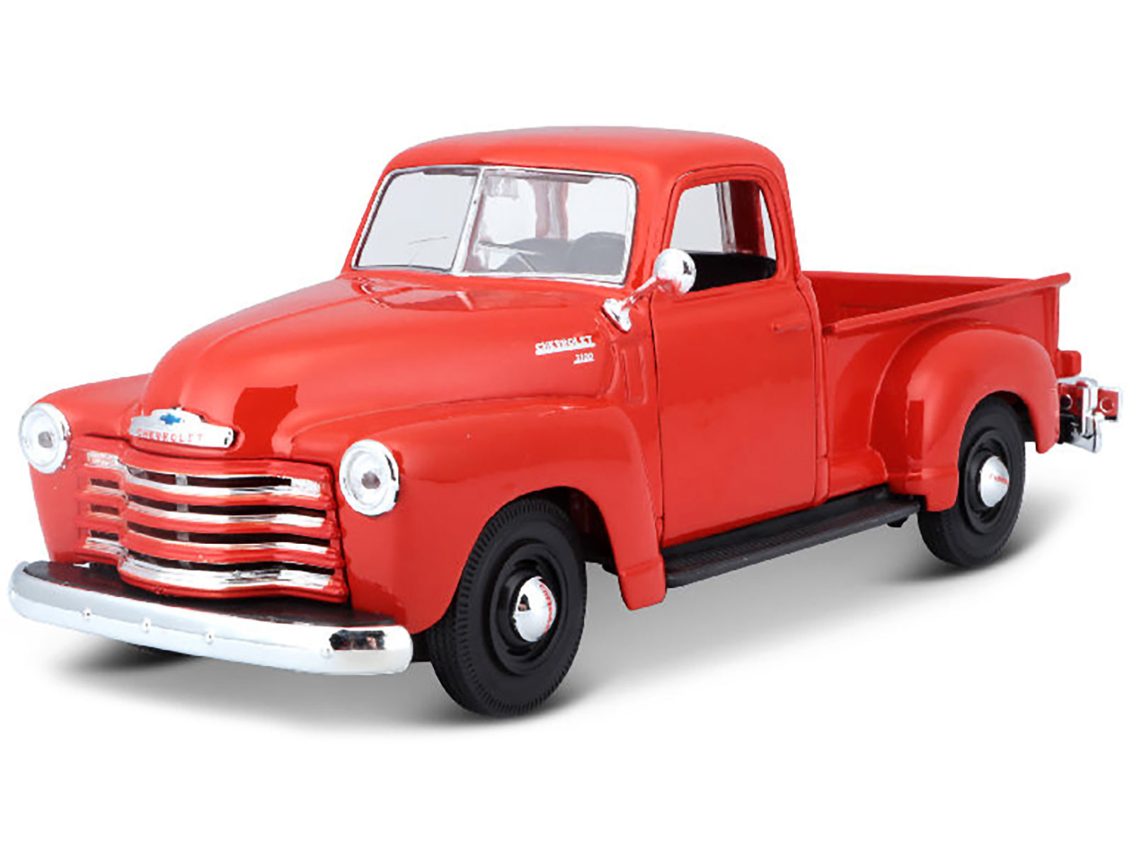 1950 Chevrolet 3100 Pickup Truck Omaha Orange 1/25 Diecast  Model Car by Maisto