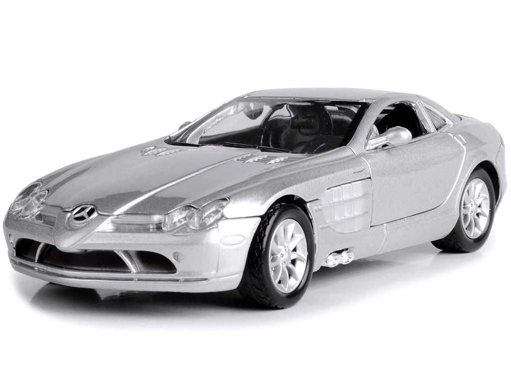 Mercedes McLaren SLR Silver 1/24 Diecast Model Car by Motormax